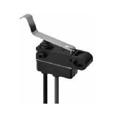 1 pcs - Omron Leaf Lever Subminiature Micro Switch, Wire Lead Terminal, 0.1 A At 125Vdc VA, SPST, IP67