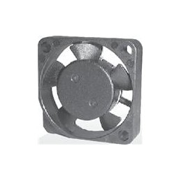 1 pcs : AD0205MX-K50(TX) - DC Fans Axial Fan, 25x25x6mm, 5VDC, 2.4CFM, 0.65W, 26dBA, 0.185'H2O, Hypro, Lead Wire