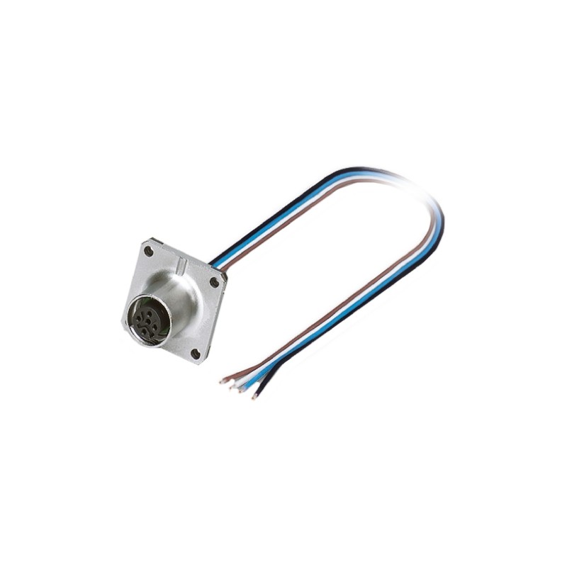 1 pcs - Phoenix Contact Female 4 way M12 to Sensor Actuator Cable, 500mm