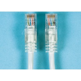 1 pcs - Decelect Cat5 Male RJ45 to Male RJ45 Ethernet Cable, U/UTP, Grey, 4m