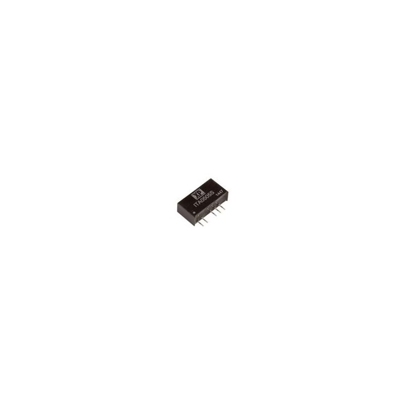 1 pcs : ITA2405S - Isolated DC/DC Converters - Through Hole DC-DC, 1W DUAL O/P, SIP, UNREG