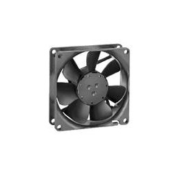 1 pcs : 8412NMLE - DC Fans DC Tubeaxial Fan, 80x80x25mm, 12VDC, 26.5CFM, 0.6W, 21dBA, 2050RPM, Ball Bearing