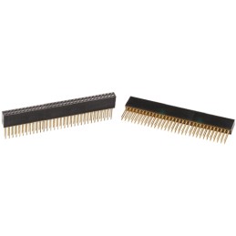 1 pcs - HARWIN Straight Through Hole Mount PCB Socket, 64-Contact, 2-Row, 2.54mm Pitch, Press-In Termination