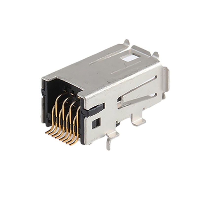 1 pcs - TE Connectivity Surface Mount Mini I/O Connector Female