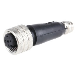 1 pcs - Brad from Molex 3 Pole M8 Plug to 5 Pole M12 Socket Adapter