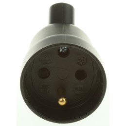 1 pcs - French Mains Connector, 16A, Cable Mount, 250 V ac