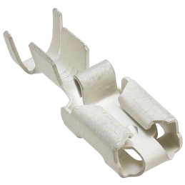 100 pcs - TE Connectivity Positive Lock .250 Mk I Uninsulated Female Spade Connector, Receptacle, 6.35 x 0.81mm Tab Size, 2.5m