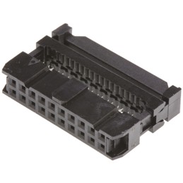 1 pcs - Amphenol 20-Way IDC Connector Socket for Cable Mount, 2-Row