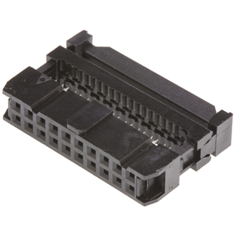 1 pcs - Amphenol 20-Way IDC Connector Socket for Cable Mount, 2-Row