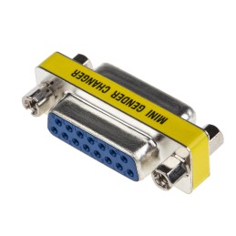 1 pcs - RS PRO D Sub Adapter Female 15 Way D-Sub to Female 15 Way D-Sub