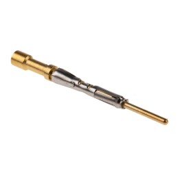 100 pcs - Souriau Male Crimp Circular Connector Contact, Contact Size 20, Wire Size 20 - 18 AWG