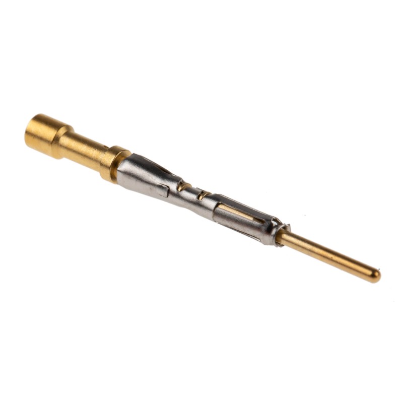 100 pcs - Souriau Male Crimp Circular Connector Contact, Contact Size 20, Wire Size 20 - 18 AWG