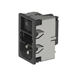 1 pcs : KM00.1205.11 - AC Power Entry Modules 1P FUSE/2P SWITCH 10A 250VAC NO Drawer