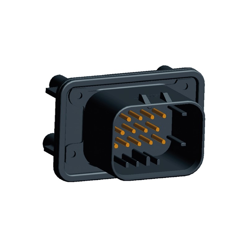 1 pcs - TE Connectivity, AMPSEAL Automotive Connector Plug 14 Way, Solder Termination