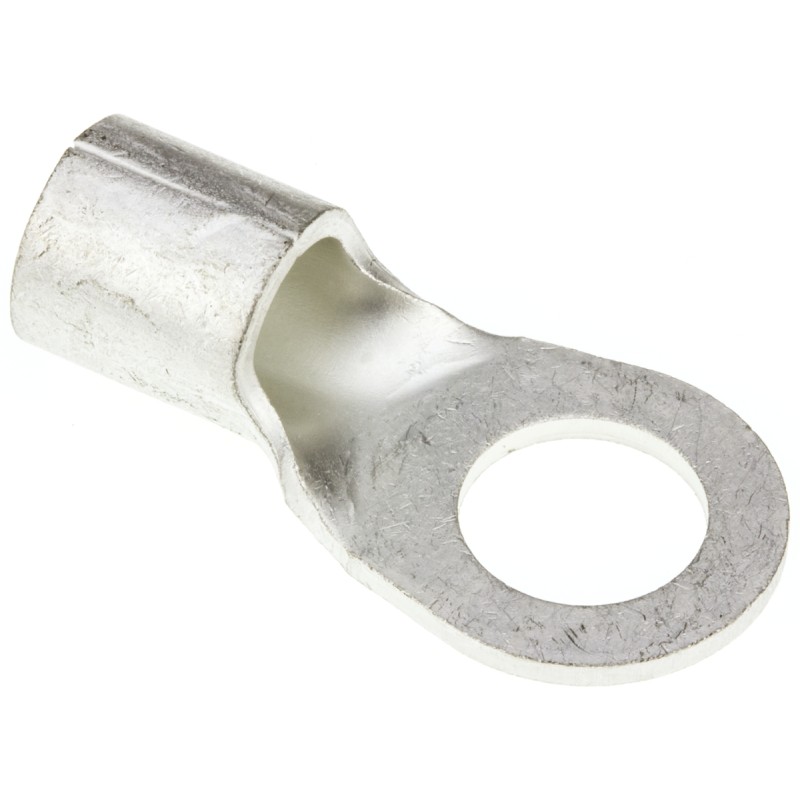 10 pcs - JST, R Uninsulated Ring Terminal, 8mm Stud Size, 26.6mm² to 42.4mm² Wire Size