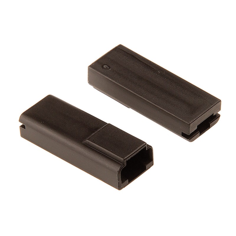 100 pcs - TE Connectivity Crimp Terminal Housing, 6.35mm Tab Size, Natural