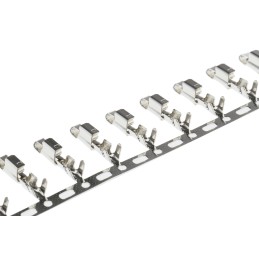100 pcs - TE Connectivity SL-156 Series Female Crimp Terminal, 24AWG Min, 18AWG Max