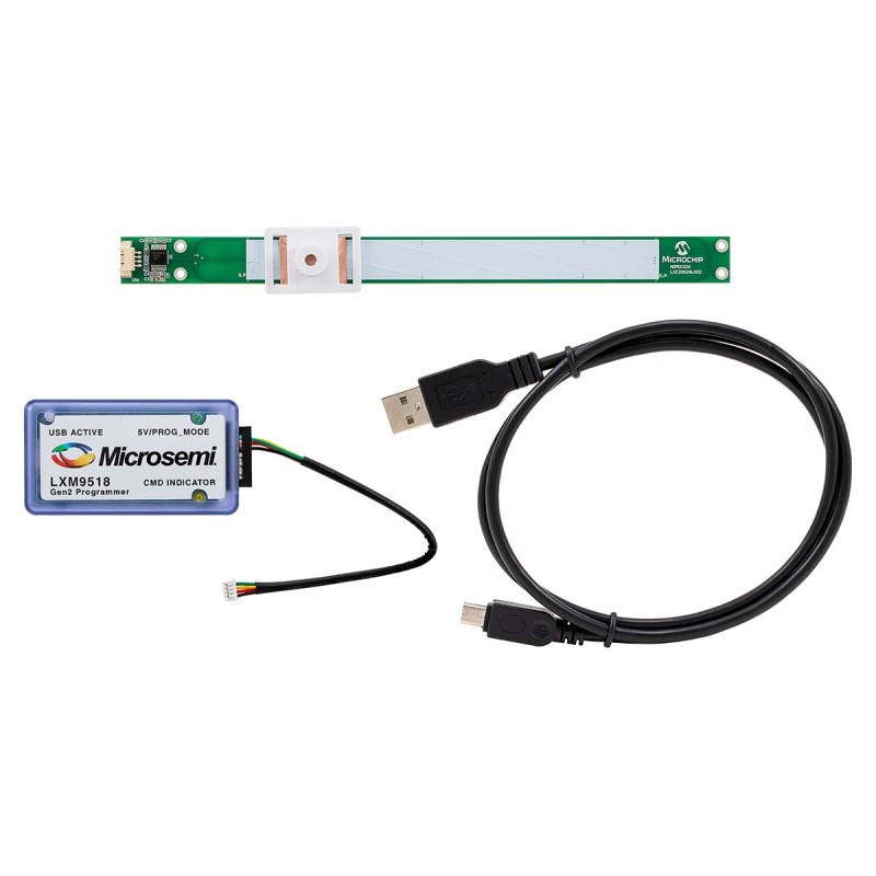 1 pcs - Microchip LX3302A Linear Evaluation Kit for LX3302A For interfacing to and managing of inductive position sensors
