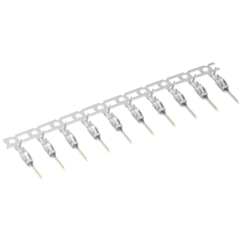 100 pcs - Hirose DF62 Series Male Crimp Terminal, 22AWG Max