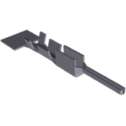 100 pcs - TE Connectivity Micro MATE-N-LOK Series Male Crimp Terminal, 24AWG Min, 20AWG Max