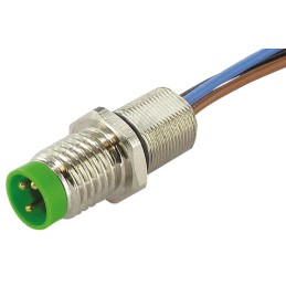1 pcs - Murrelektronik Circular Connector, 3 Contacts, Bulkhead Mount, M8 Connector, Plug, Female, IP67, 7000 Series