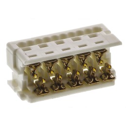 125 pcs - Molex 10-Way IDC Connector Socket for Cable Mount, 2-Row
