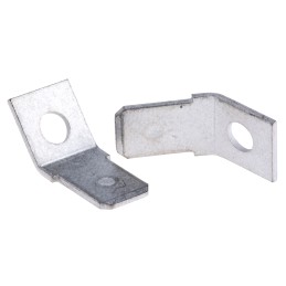 100 pcs - TE Connectivity FASTON .250 Uninsulated Male Spade Connector, PCB Tab, 6.35 x 0.81mm Tab Size