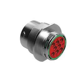 1 pcs - Amphenol Industrial Circular Connector, 8 Contacts, Cable Mount, Plug, Male, IP67, IP69K, Duramate AHDM Series