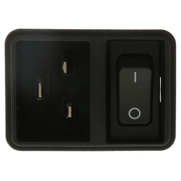 1 pcs - Schurter C20 Snap-In IEC Connector Male, 20A, 250 V