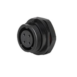 1 pcs - RS PRO Circular Connector, 4 Contacts, Rear Mount, Socket, Female, IP68