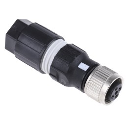 1 pcs - Phoenix Contact Circular Connector, 4 Contacts, M12 Connector, Socket, Female, IP65, IP67, SACC Series