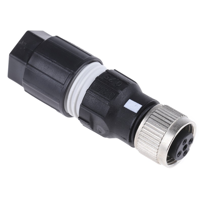 1 pcs - Phoenix Contact Circular Connector, 4 Contacts, M12 Connector, Socket, Female, IP65, IP67, SACC Series