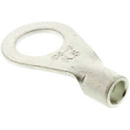 100 pcs - RS PRO Uninsulated Ring Terminal, 8.4mm Stud Size, 2.5mm² to 6mm² Wire Size