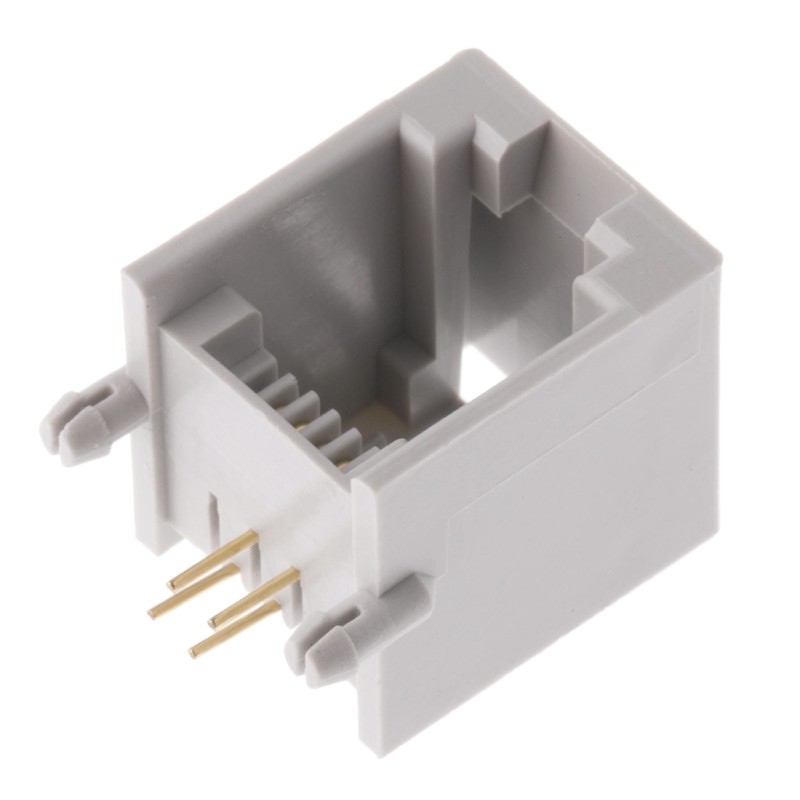 1 pcs - RS PRO Female RJ11 Connector, PCB Mount