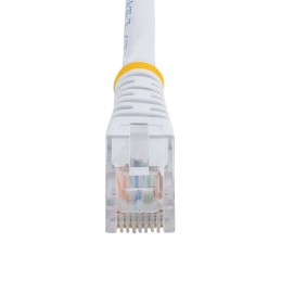 1 pcs - Startech Cat5e Straight Male RJ45 to Straight Male RJ45 Ethernet Cable, U/UTP, White PVC Sheath, 15m, CMG Rated