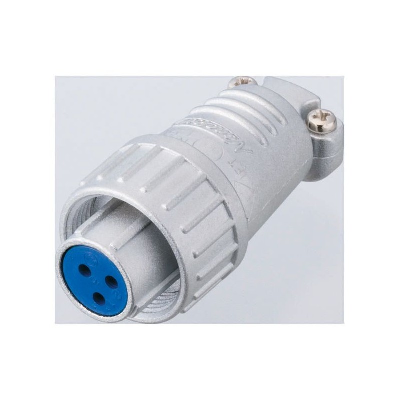 1 pcs - Nanahoshi Kagaku Circular Connector, 3 Contacts, Cable Mount, Plug, Female, NJC Series