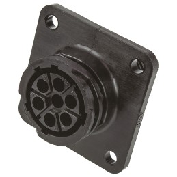 1 pcs - TE Connectivity Circular Connector, 7 Contacts, Panel Mount, Socket, Female, CPC Series 1 Series