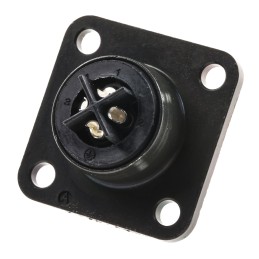 1 pcs - Hirose Circular Connector, 4 Contacts, Panel Mount, Miniature Connector, Socket, Male, IP67, IP68, HR34B Series