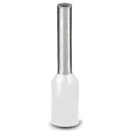 100 pcs - Phoenix Contact, AI0.5 -12 WH Insulated Bootlace Ferrule Kit, 12mm Pin Length, 1.1mm Pin Diameter, White