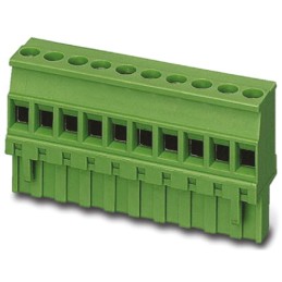 1 pcs - Phoenix Contact 5mm Pitch 9 Way Pluggable Terminal Block, Plug, Cable Mount, Screw Termination