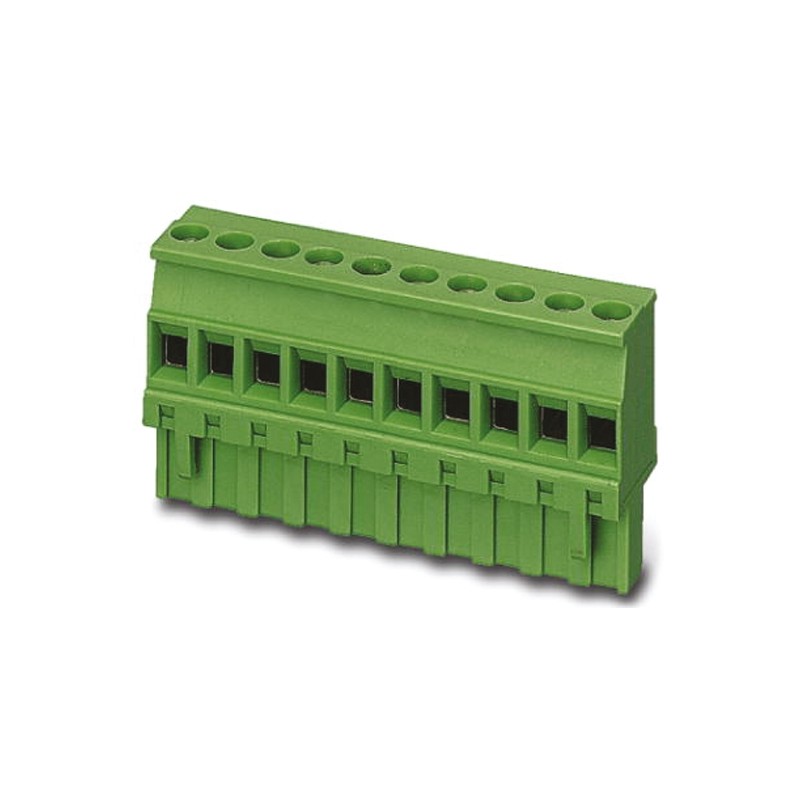 1 pcs - Phoenix Contact 5mm Pitch 9 Way Pluggable Terminal Block, Plug, Cable Mount, Screw Termination