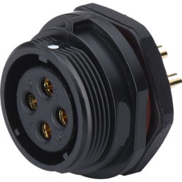 1 pcs - RS PRO Circular Connector, 2 Contacts, Panel Mount, Socket, Female, IP68