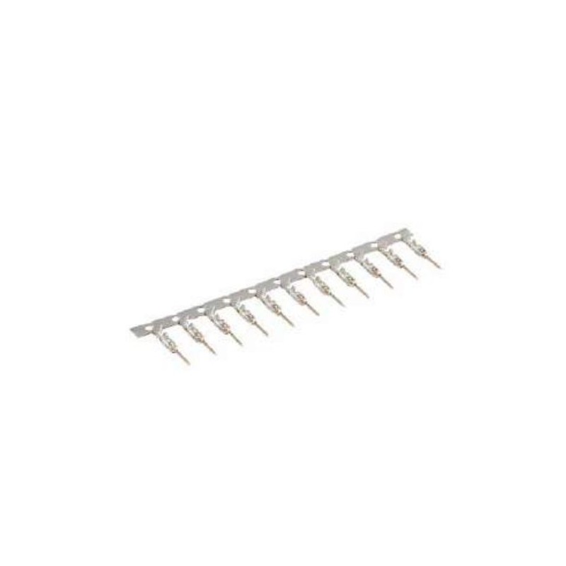 100 pcs - Hirose DF62W Series Male Crimp Terminal, 22AWG Min, 20AWG Max