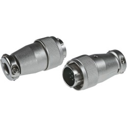 1 pcs - JAE Circular Connector, 5 Contacts, Cable Mount, Miniature Connector, Plug, Male, SRCN Series