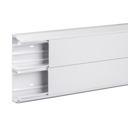 2 pcs - Schneider Electric EP White Dado Trunking - Closed Slot, W210 mm x D52mm, L3m, uPVC