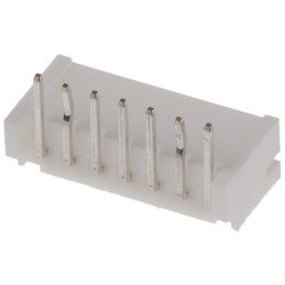 125 pcs - JST PH Series Right Angle Through Hole PCB Header, 7 Contact(s), 2.0mm Pitch, 1 Row(s), Shrouded