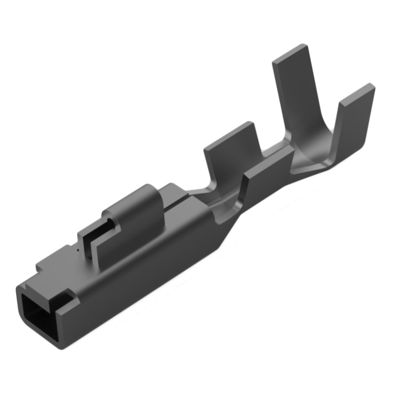 100 pcs - TE Connectivity AMP Universal Power Series Female Crimp Terminal, 26AWG Min, 22AWG Max