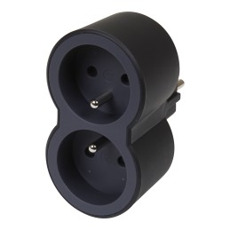 1 pcs - Legrand French / German Multi Outlet Plug, 16A, Plug-In