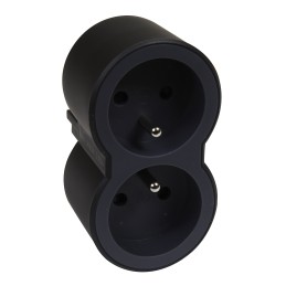 1 pcs - Legrand French / German Multi Outlet Plug, 16A, Plug-In