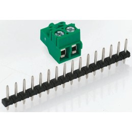1 pcs - Phoenix Contact 3.5mm Pitch 14 Way Pluggable Terminal Block, Pin Header, Through Hole, Solder Termination